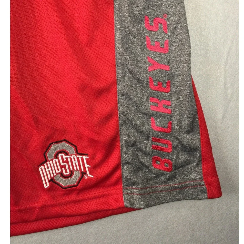 Profile Varsity Ohio State Buckeyes Shorts 5XLT Red Big & Tall‎ Basketball